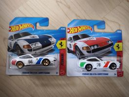2 Hot Wheels Ferrari 365 GTB4 Competizione neu in OVP
