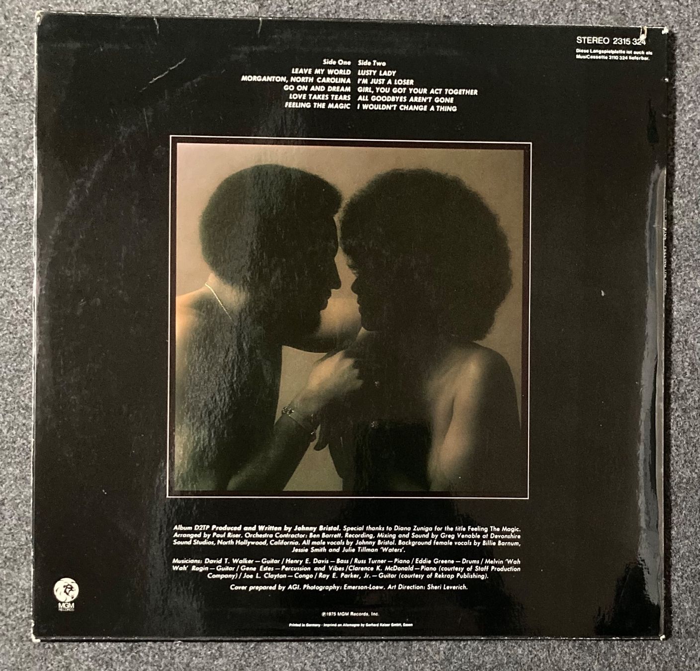 Schallplatten: Johnny Bristol - Feeling the Magic - LP – Gebraucht aus dachsen von oheio 1
