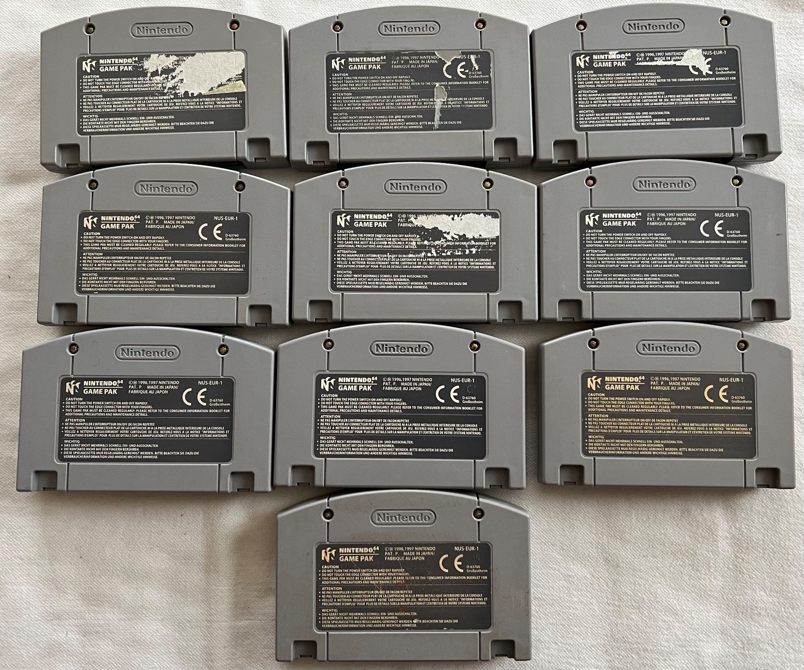 Nintendo Console: Nintendo 64 ink. 3 Controller & 10 Games Top Set – Usato da Rebstein venduto da gimmma 5