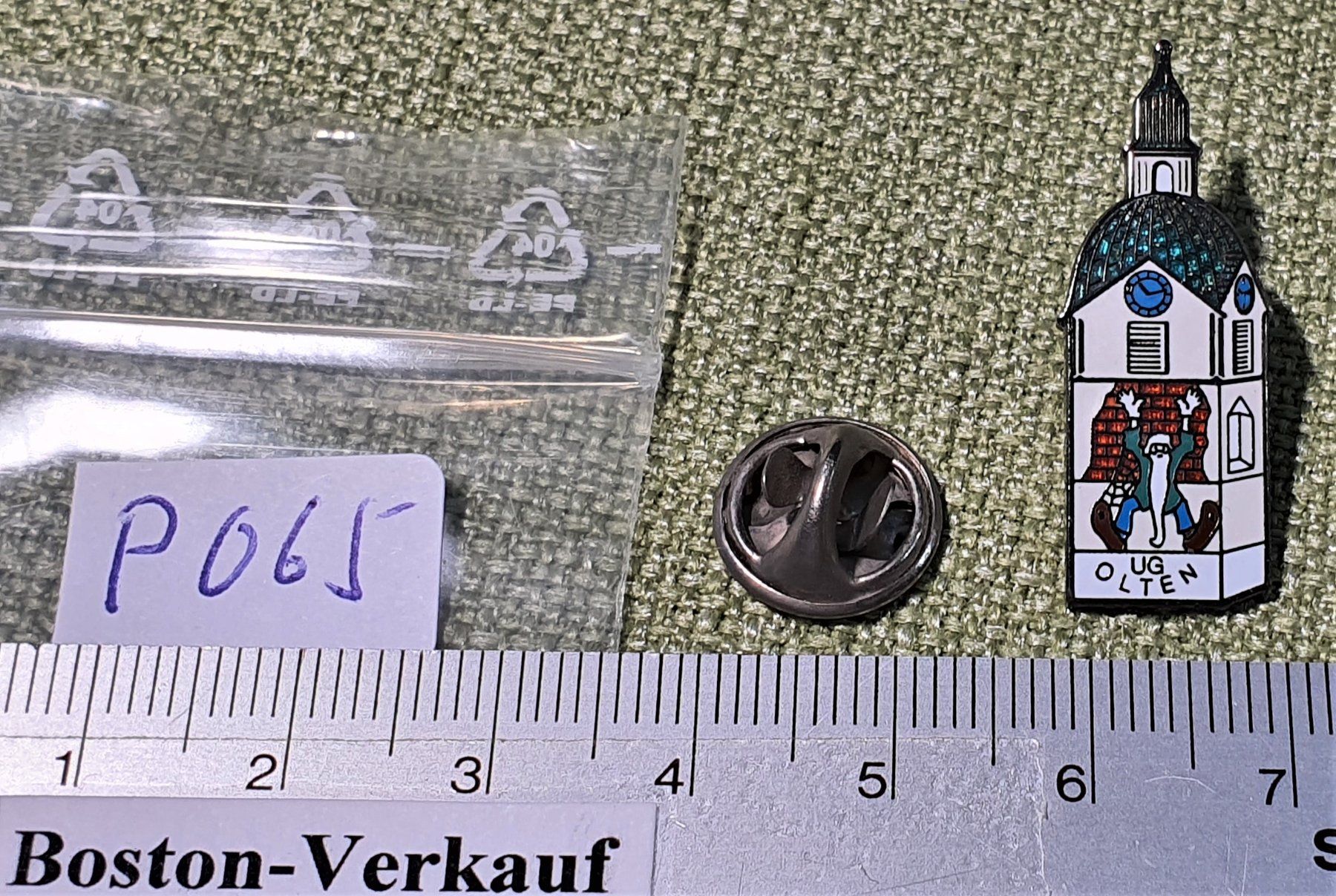 Placchette & Badge: P065 - Pin UG Olten Kirchturm – Usato da Reinach BL venduto da Boston-Verkauf 1