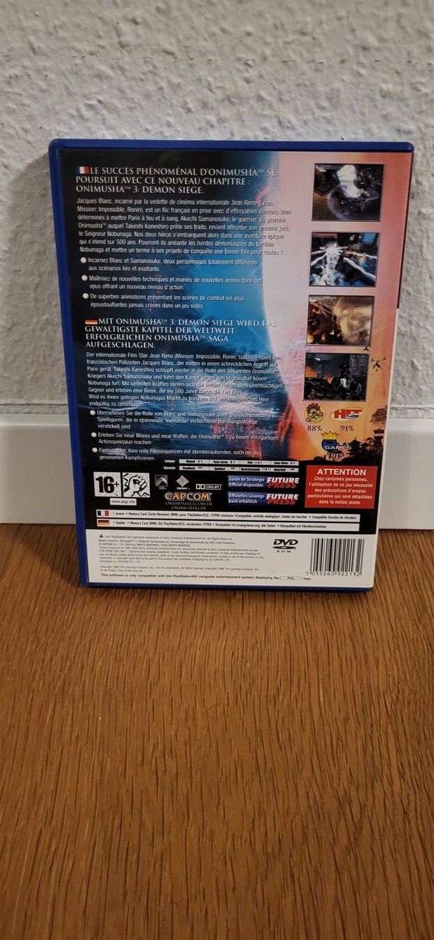 Sony Spiele: PS2 - Onimusha 3 – Gebraucht aus Münsingen von Heroism2010 1
