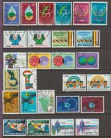 Lot timbres Nations Unies, divers thèmes, bon état