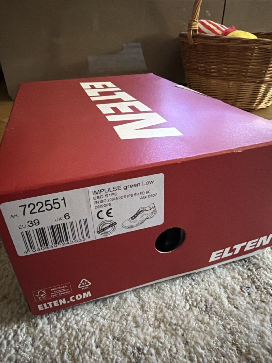 Elten Herrenschuhe: ELTEN Sicherheitsschuhe IMPULSE green Low Gr 39 – Gebraucht aus Basel von two_n27b 3
