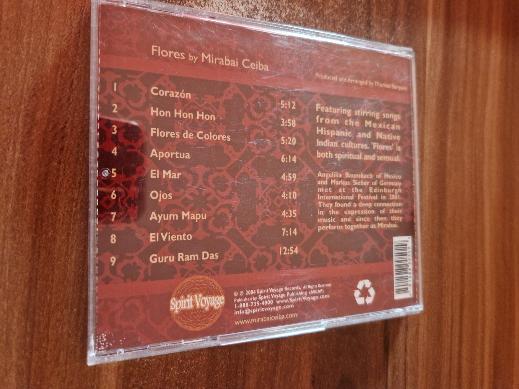 CDs: Mirabai Ceiba - Flores – Gebraucht aus Wattenwil von Mage66 1