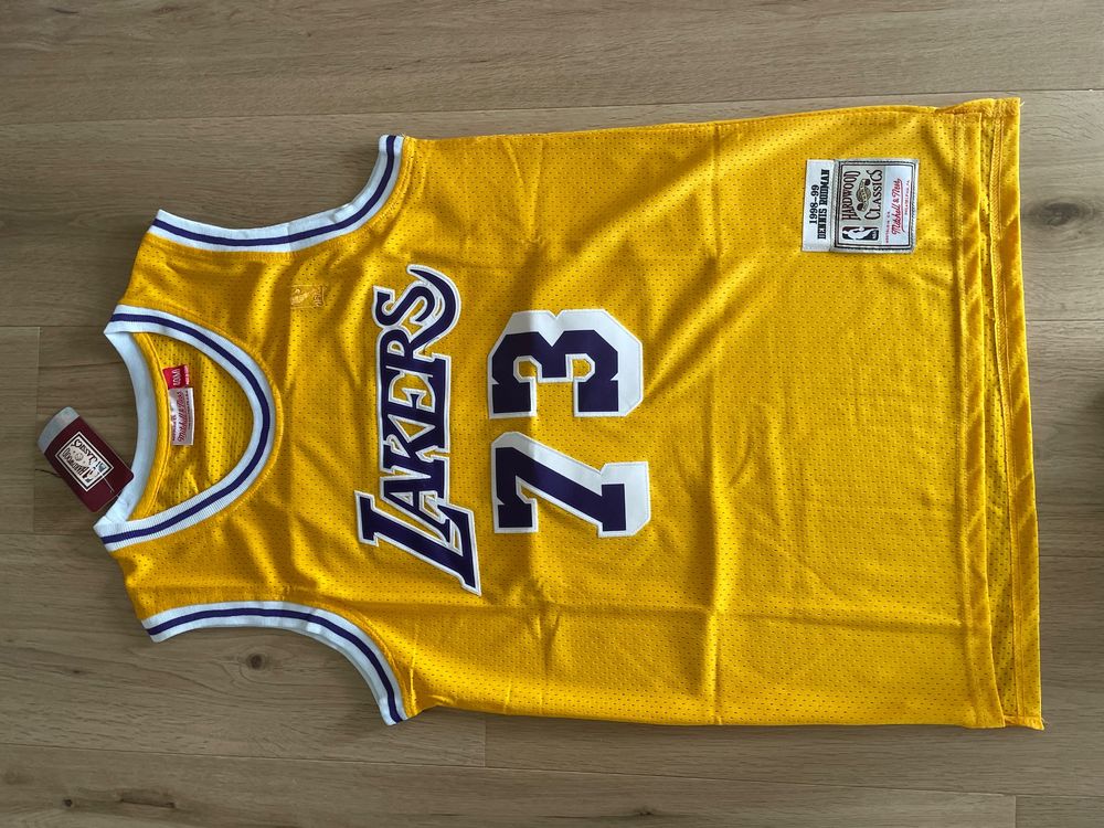 LAKERS Rodman 73 タンクトップ サイズ40 Los Angeles Lakers Dennis Rodman Mitchell Ness 11998-99