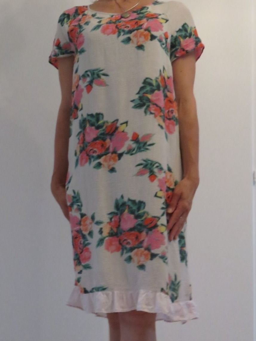 Comptoir des Cotonniers Vestiti: Seiden-Viskose Kleid gr. S-M – Usato da Fribourg venduto da monca 6
