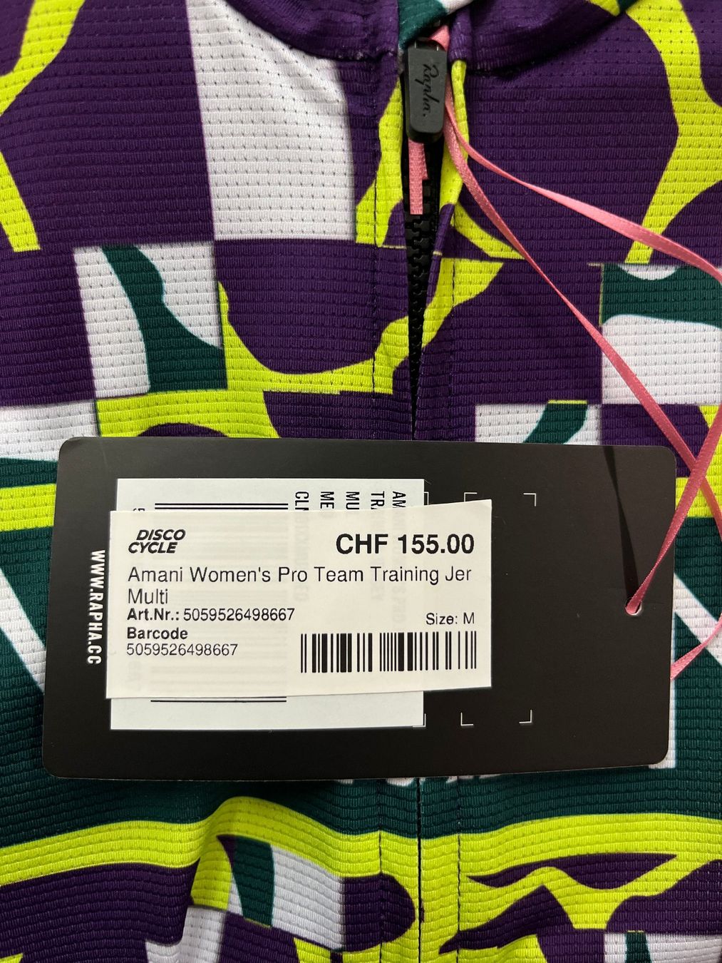 Rapha Canottiere & Pantaloni: % Rapha Women's Amani Pro Team Training Jersey - Multi M – Nuovo e nell'imballaggio originale da Bern venduto da Disco_Cycle 4