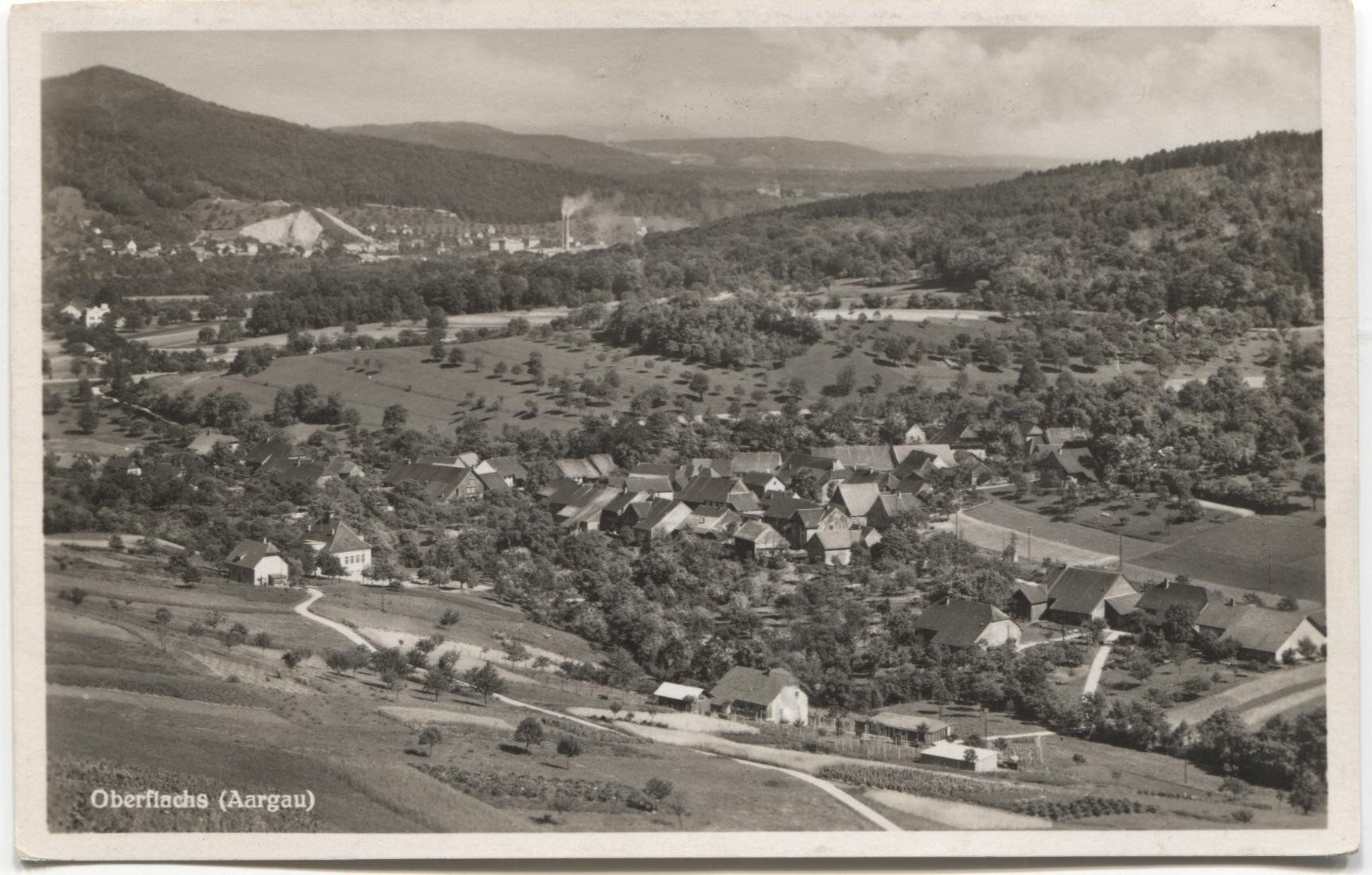 Cartoline postali: OBERFLACHS AG 1940 – Usato da Rothrist venduto da Clanx