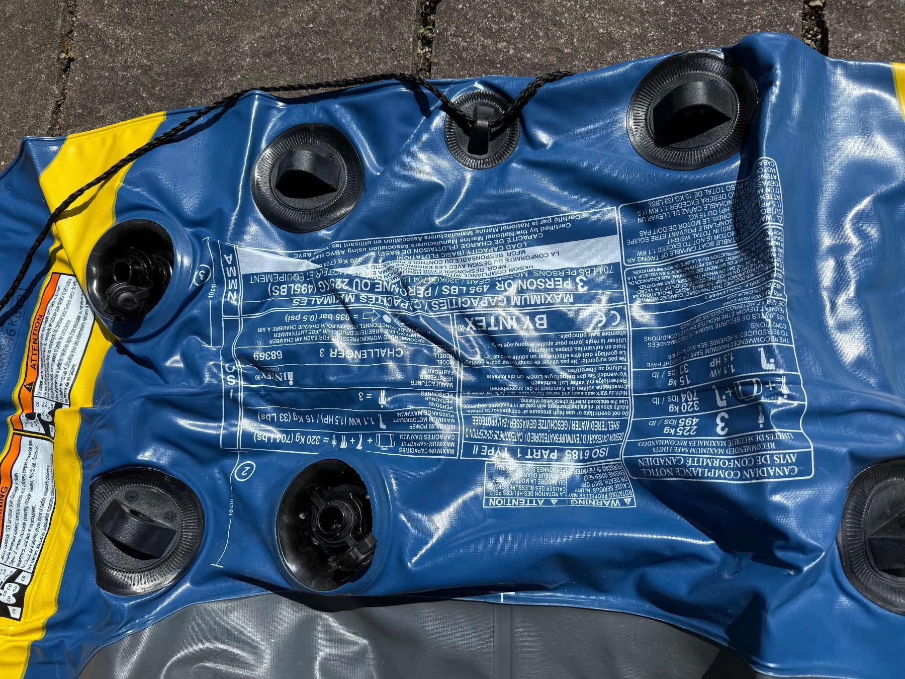 Barche: Intex Schlauchboot Gummiboot Challenger 3, top Zustand, – Usato da Russikon venduto da izumi2010 7
