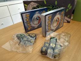 80 Pokemon Energy Cards inkl 2 Würfelsets, NEU versiegel 🦖