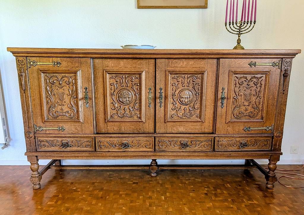 Credenze: Grand buffet bas style Henri II  Chêne massif – Usato da Denges venduto da jon_6ccw