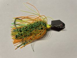 Chatterbait neon 9cm angelköder angelhaken 3.9