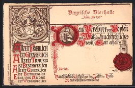 Zürich, Restaurant Bayrische Bierhalle 