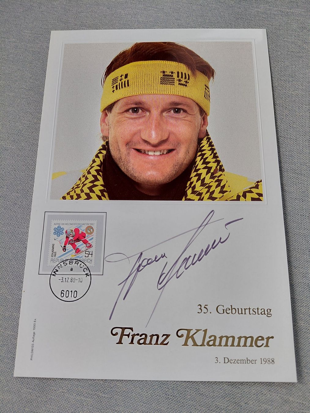 Autogramme: Autogramm Franz Klammer – Gebraucht aus Schmerikon von Olympia04
