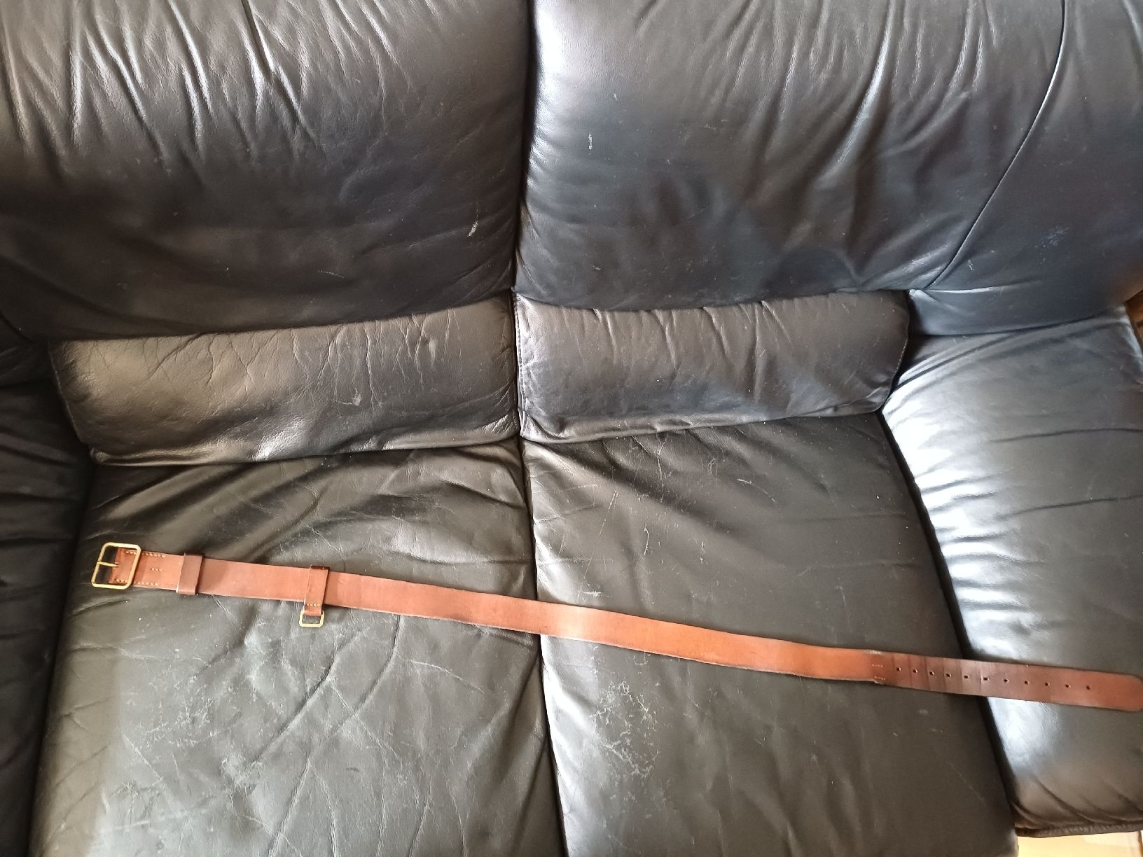 Schweizer Armee Cinture: Offiziersgurt ca110cm von1977 Schweizer Armee – Usato da Ebersecken venduto da Napf08