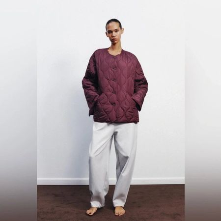 Oversize Quilted Jacket ZARA (The Frankie Shop Dupe)