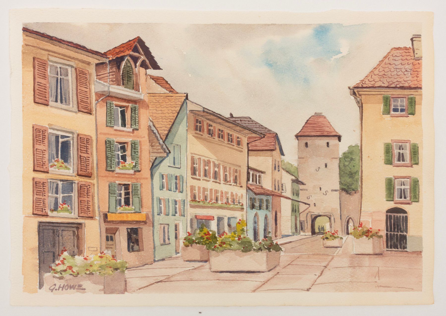 Foto & Immagini: Aquarell von G Howe – Usato da Basel venduto da descendant