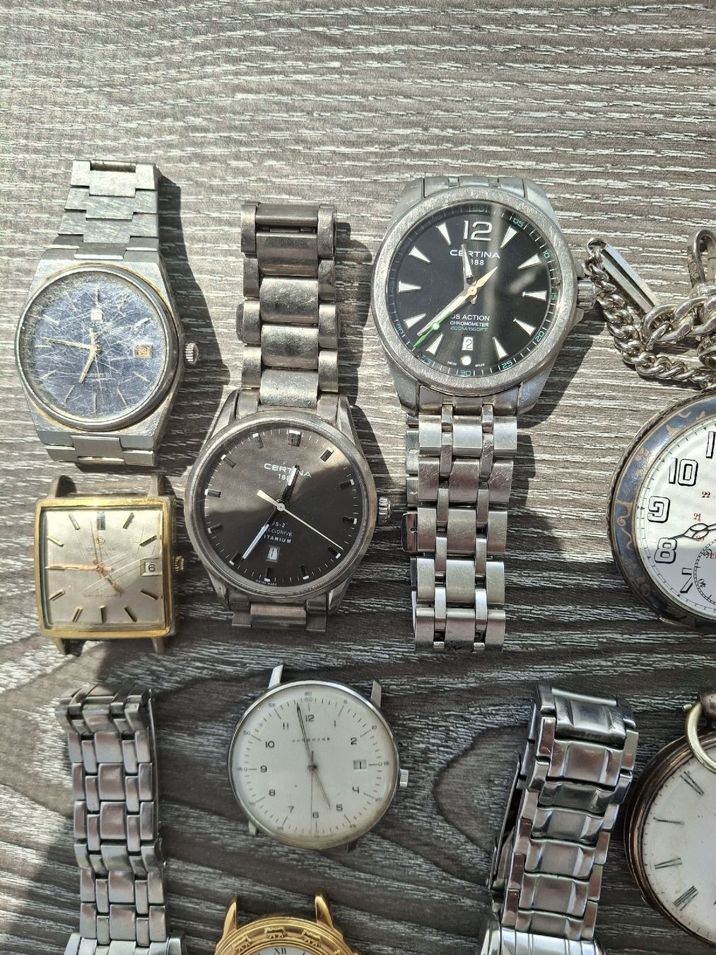 Montres: Uhrenlot 12,Stk. Ab1.- Chf. – Défectueux à Reiden par Flomy-72 1