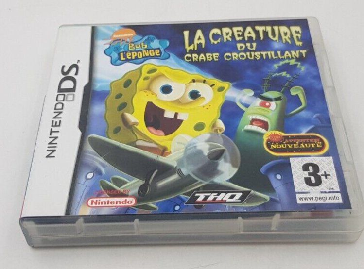 Jeu PS2 Bob L'éponge : La Créature Du Crabe Croustillant - Neuf Sous Film