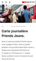 CFF carte journalière jusqu’à 25 ans sans demi-tarif 30.9.26