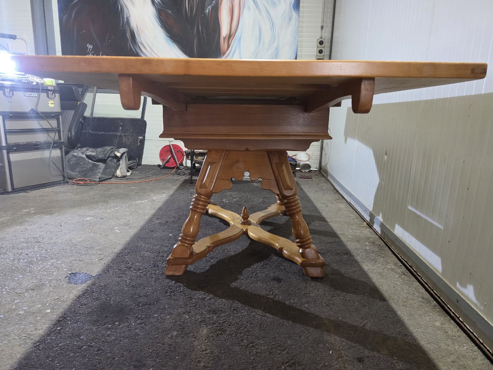 Tische: Eleganter Schragentisch / Esstisch mit Schieferplatte – Gebraucht aus Montlingen von Eifach_nur_Bellinda 4