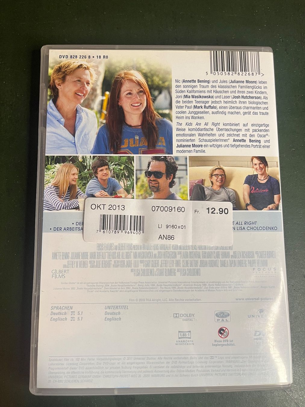 Tutti i DVDs: The Kids Are All Right DVD – Usato da Brugg AG venduto da corkycanada 1