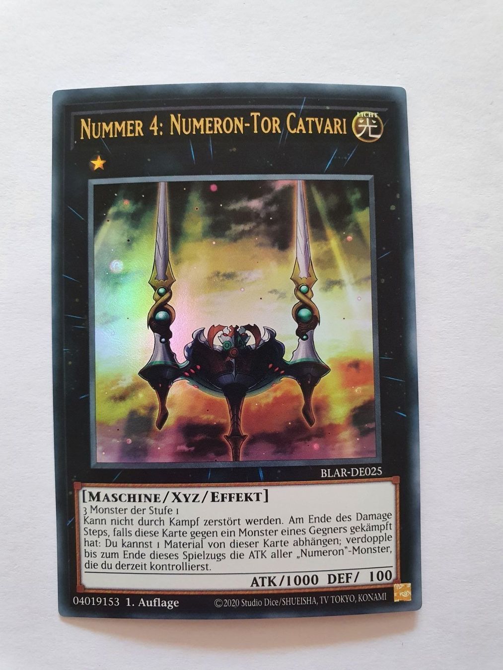 Yugioh Carte collezionabili: Yugioh Nummer 4 Numeron Tor Catvari TCG – Usato da Oberdorf BL venduto da BaldenEagle