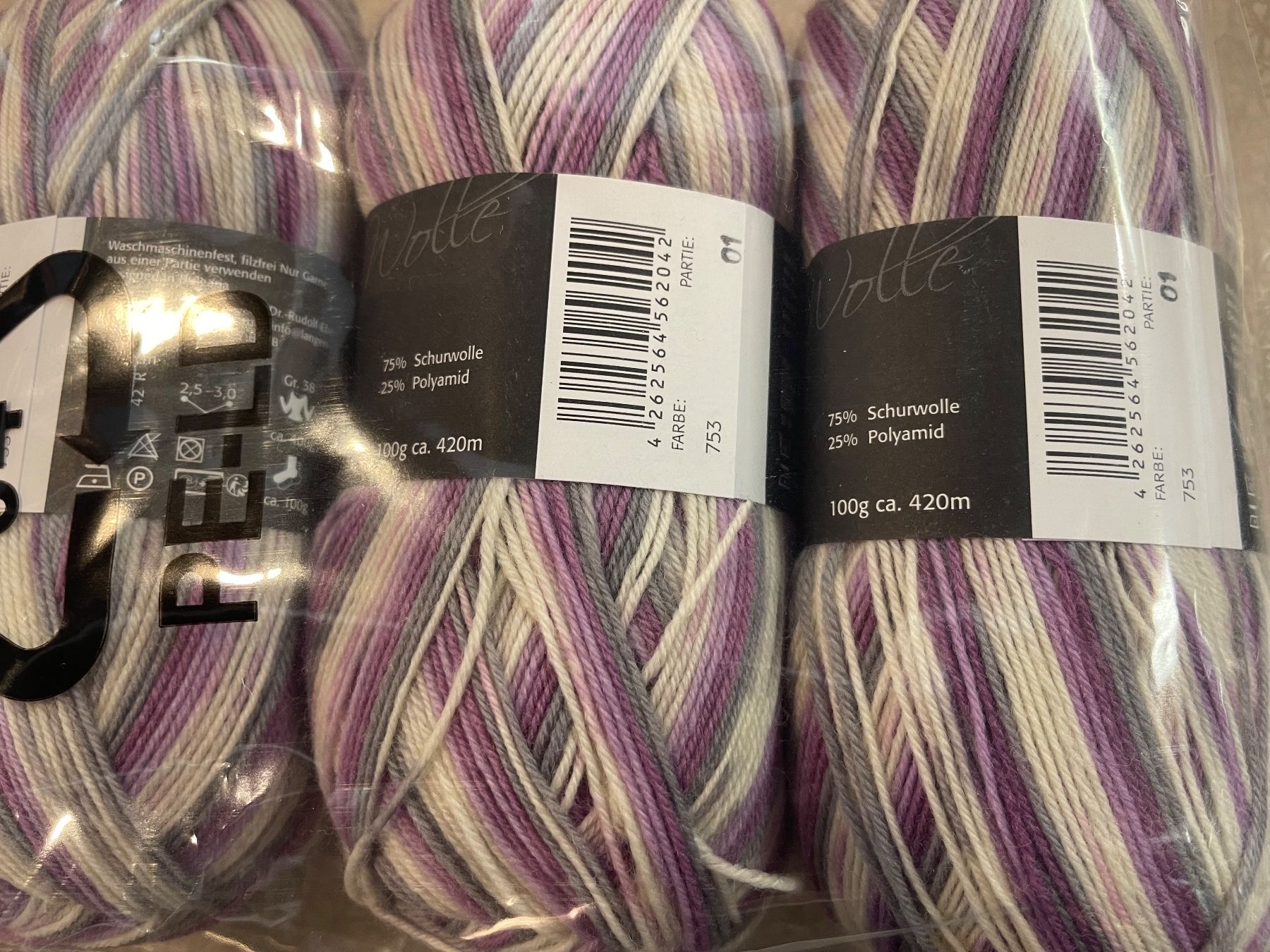 Pro Lana Wolle: Restposten, Sockenwolle Brasil – Neu und originalverpackt aus Waldstatt von wundertuete1 2