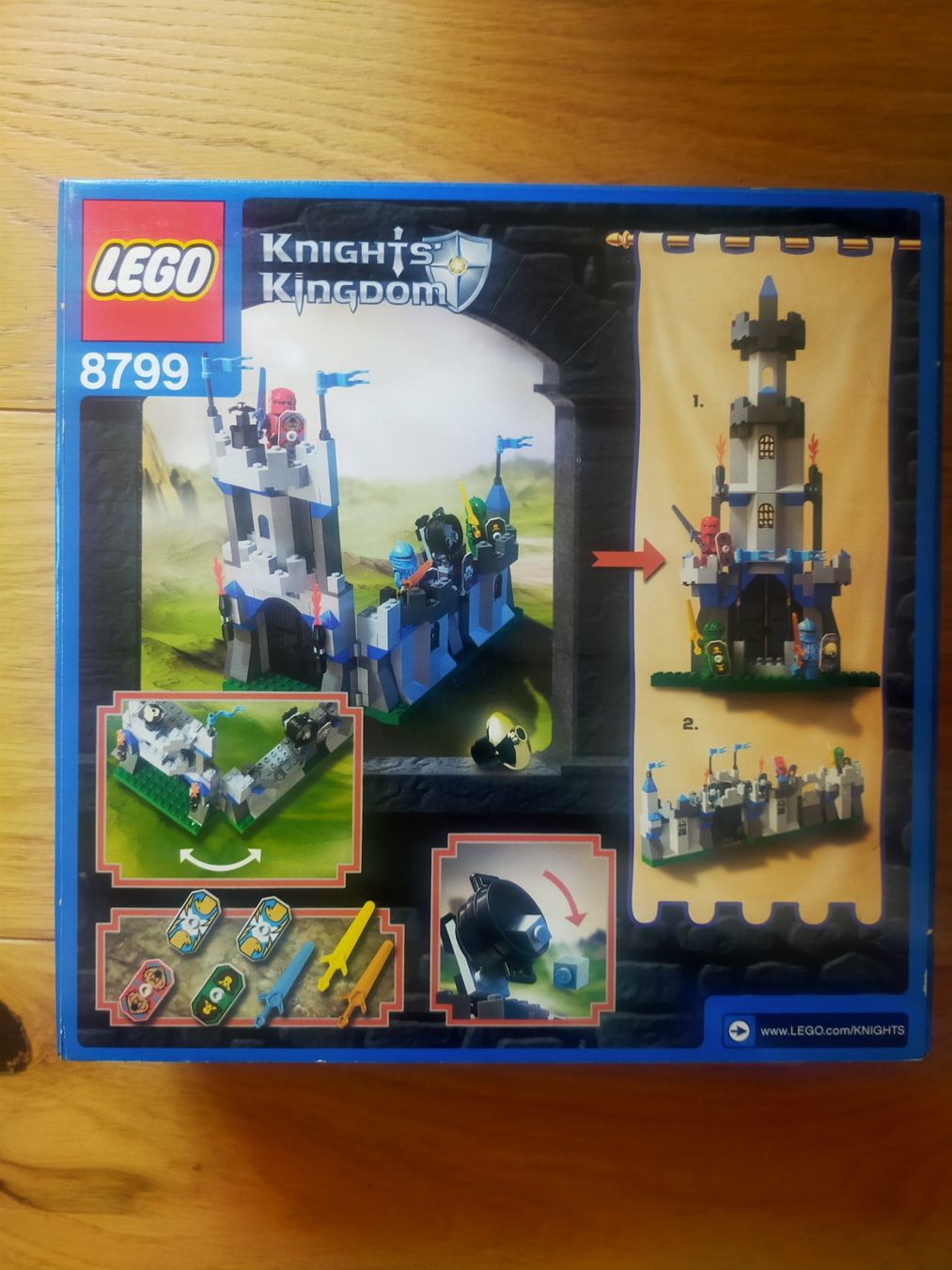 Lego Kit di costruzioni: Lego 8799  Knights' Castle Wall – Nuovo e nell'imballaggio originale da Vallamand venduto da Minifigure 1