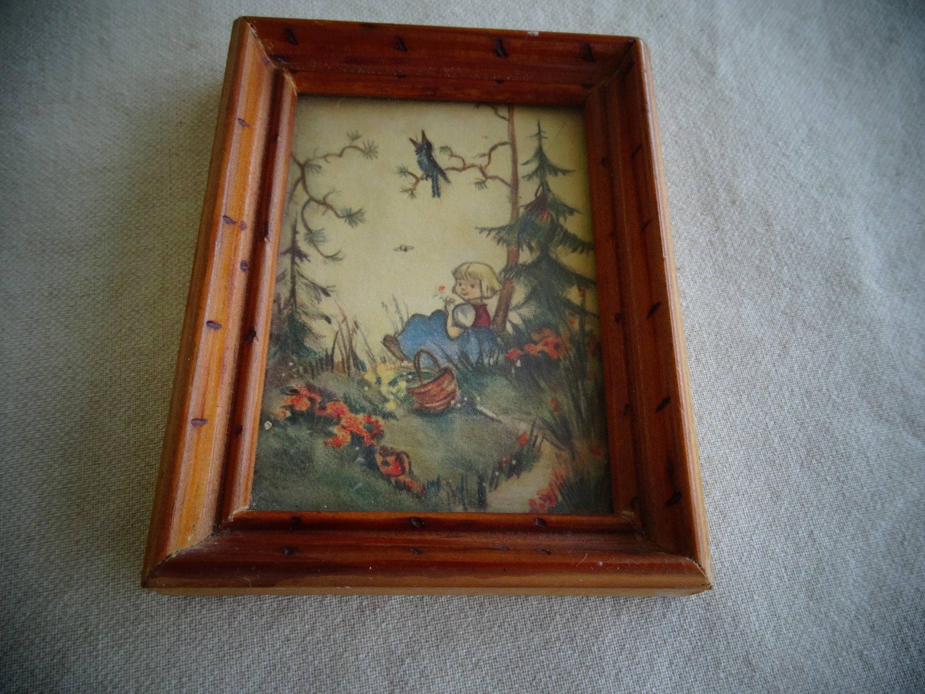 Posters & Illustrations: kleines Bild im Holzrahmen – D'occasion à Neerach par jenny062 1