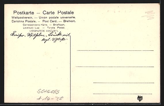 Cartoline postali: Grusskarten-AK Berlin, Ansicht vom Schlo – Usato da Berlin venduto da bartko-reher 1