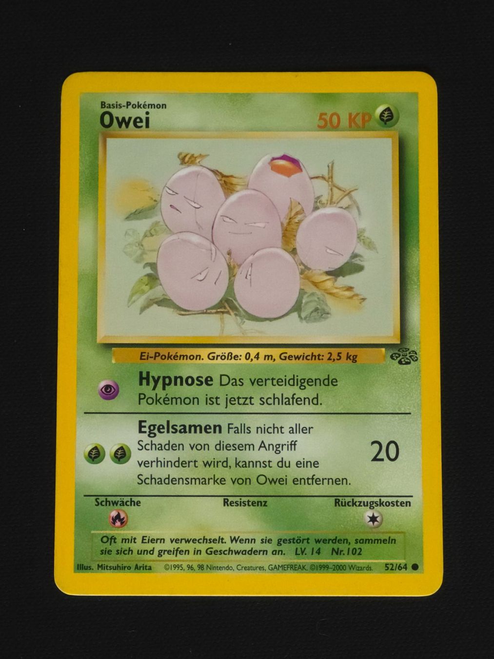 Pokémon Carte collezionabili: Pokémon Karte Owei 52/64 – Jungle Set – Usato da Herzogenbuchsee venduto da Gaba1987