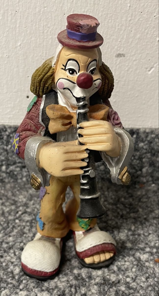 Figuren: Figur Clown mit Klarinette Mario – Neu (gemäss Beschreibung) aus Au ZH von Jaggy4