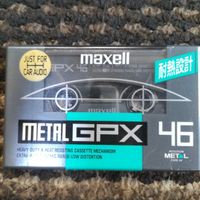 MAXELL GPX-46 Type IV Metal Audio Kassette Originalzustand