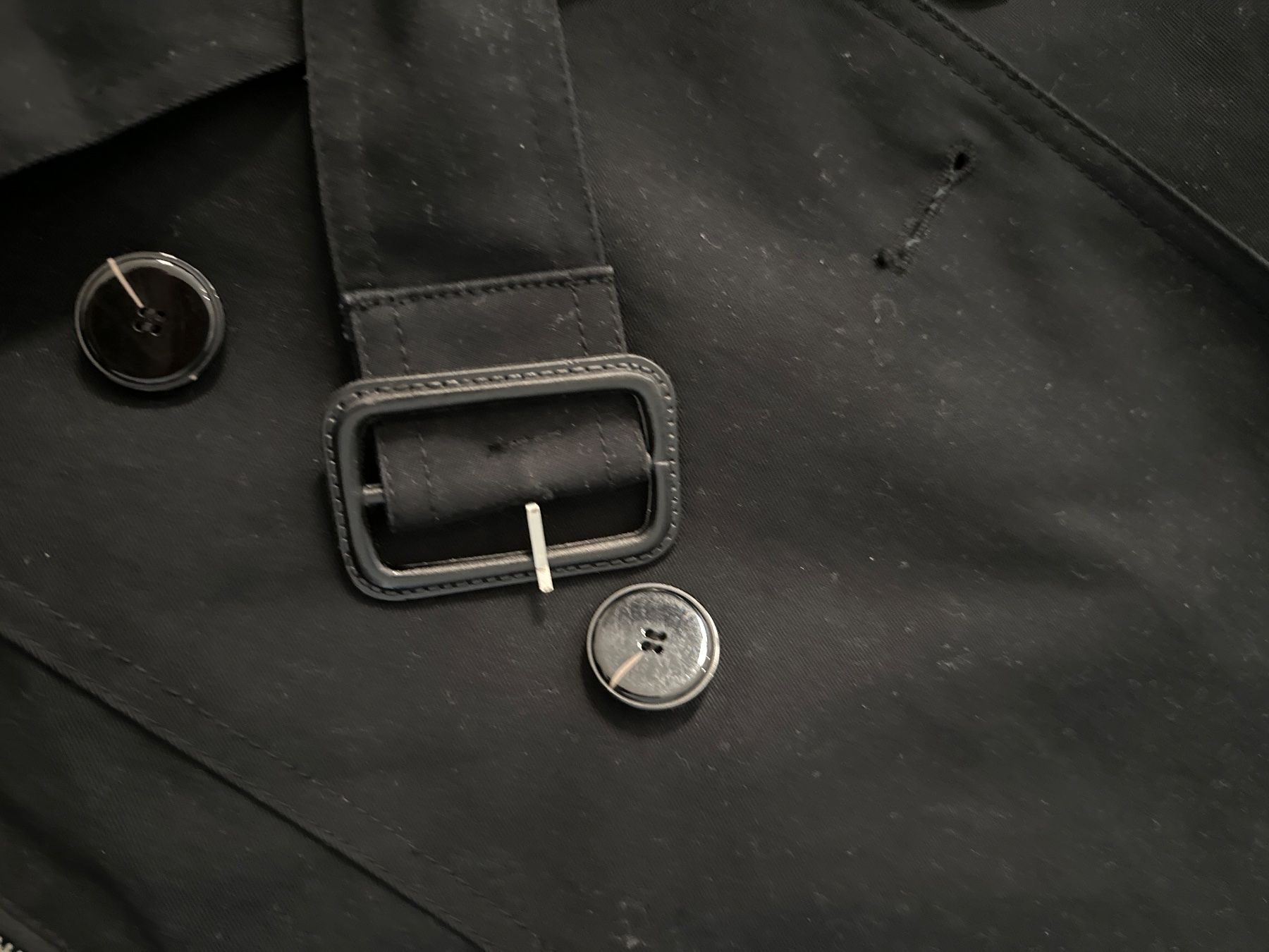 Mäntel: Damen Trenchcoat schwarz – Gebraucht aus Zug von Hehe 2