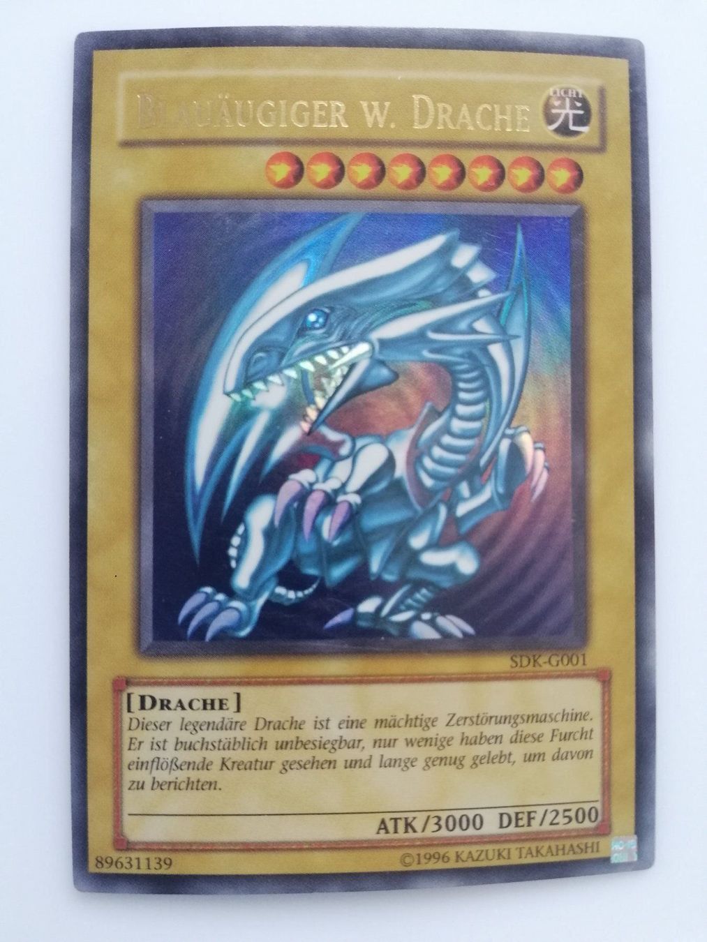 Yugioh Carte collezionabili: Blauäugiger W. Drache Ultra-Rare Mint – Nuovo (secondo la descrizione) da Boswil venduto da ShoppingCenterCity 3