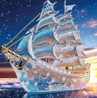 Diamond Painting: Segelschiff 30x30cm