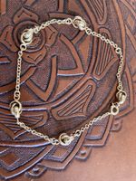 Armband goldfarben mit Knoten-Elementen guter Zustand