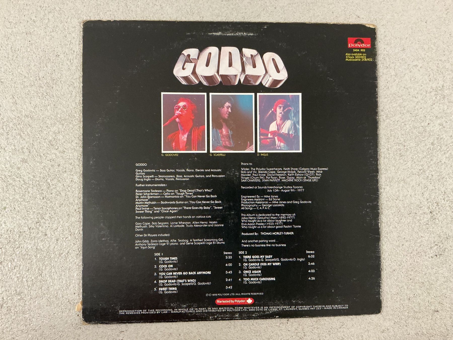 Dischi in vinile: Goddo LP - Who Cares – Usato da Winterthur venduto da Tumko-Vinyl 1