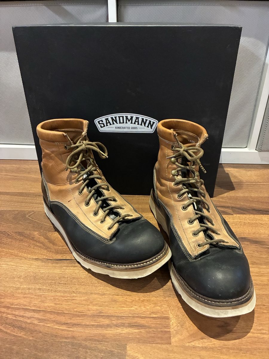 Sendra Herrenschuhe: Sandmann Vintage Arbeitsstiefel GR:43 – Gebraucht aus Engelburg von Pazo80