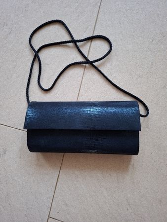 Abend- Balltasche  schwarz (auch zum Unhängen)