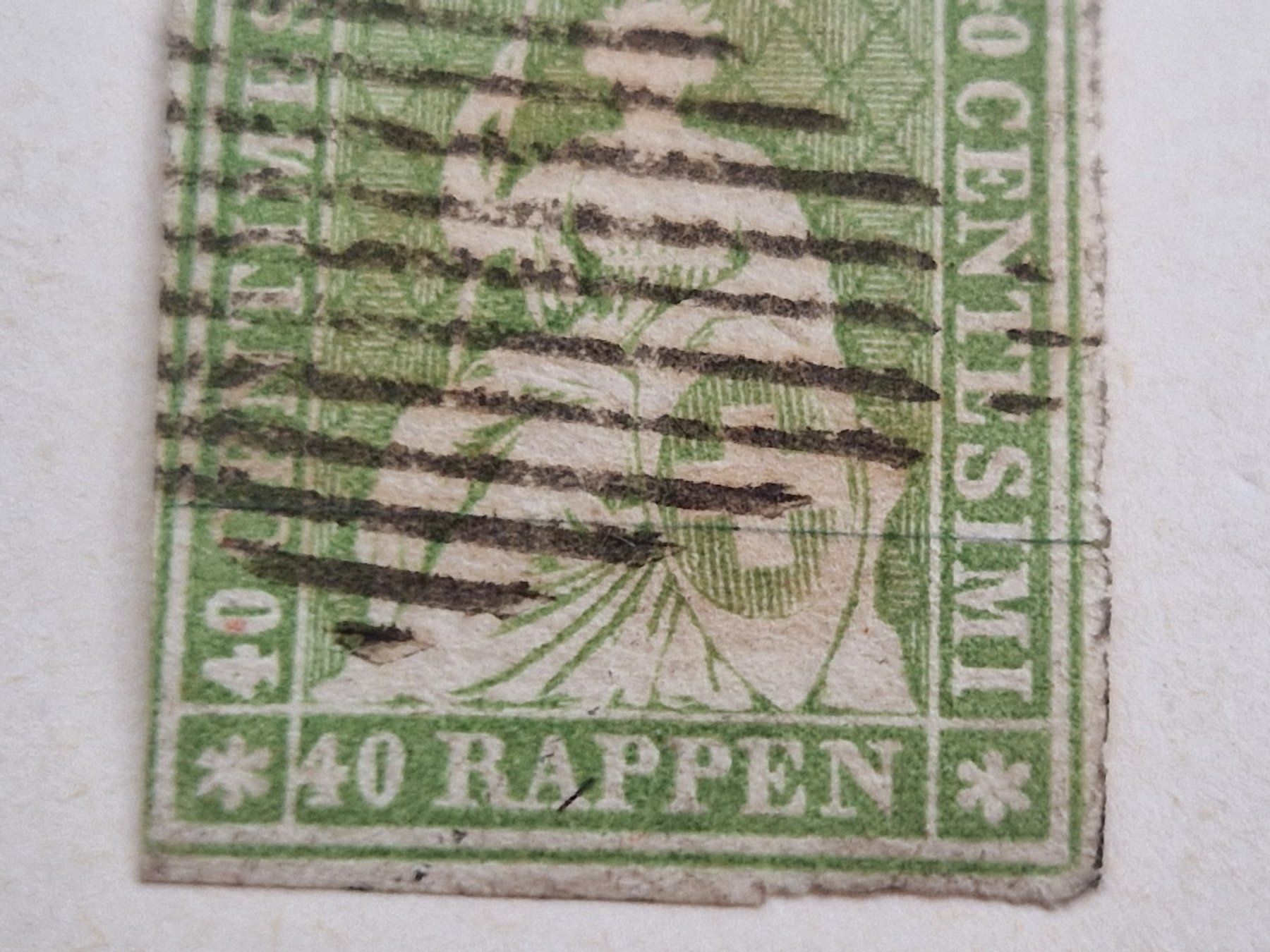 Tutti i francobolli: Strubel 26A, ab 1.- – Usato da Burgdorf venduto da Glossy01 2