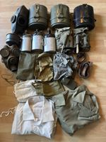 Zubehör Schweizer Militär Gasmaske Säcke Essgeschirr Putzzeu