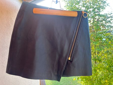Lederrock Tommy Hilfiger navy