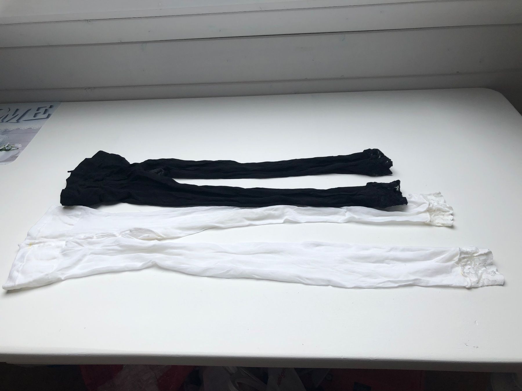 Leggings: zwei Leggins mit spitze – Gebraucht aus Buchs-ZH von Birikina 3