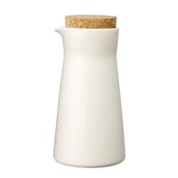 2 x Iittala Teema: weiss Kännchen 0,2L m. Holzstopper