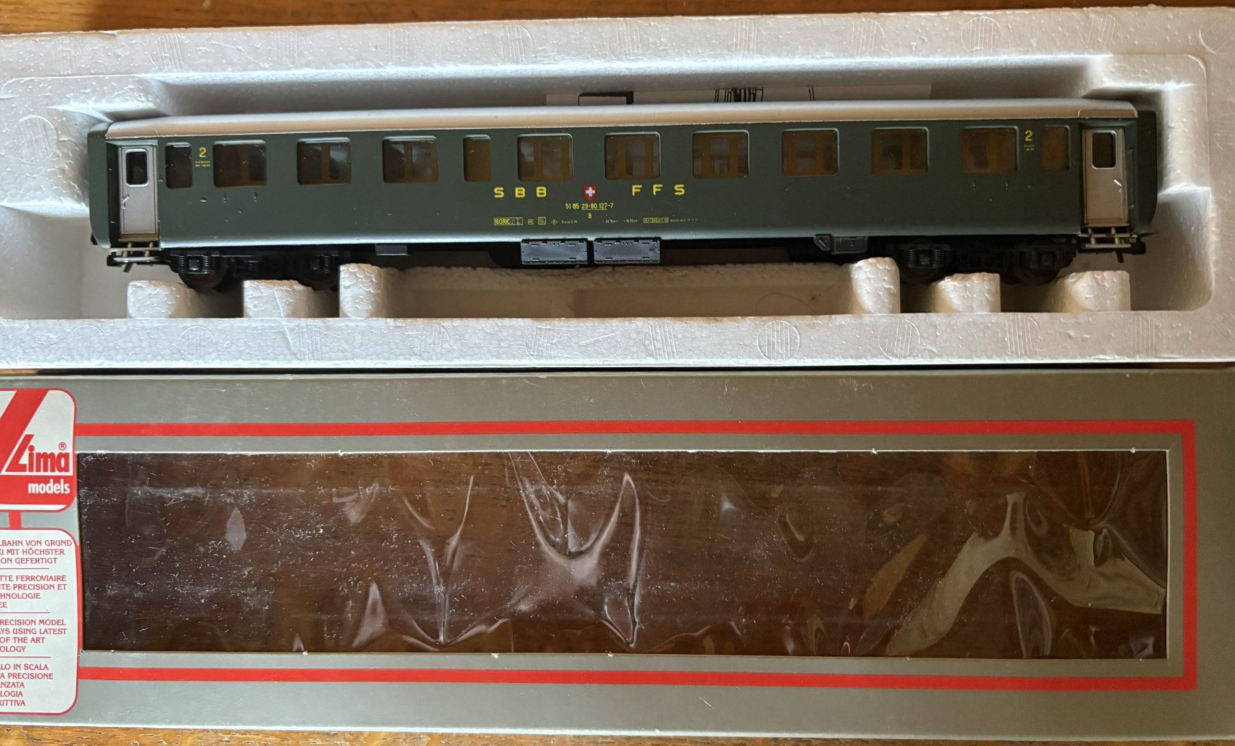 Lima Modellini di ferrovie: LIMA H0 SBB RIC Reisezugwagen 2. Kl. – Usato da Volketswil venduto da zwitsch33 3