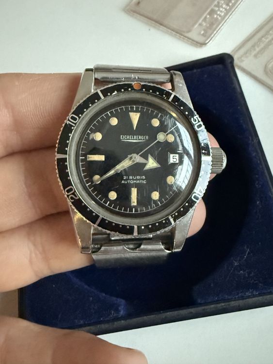 ANCIENNE MONTRE DE plongée SPENDID SWISS MADE mouvement Fonctionnel EUR 50,00 - FR
