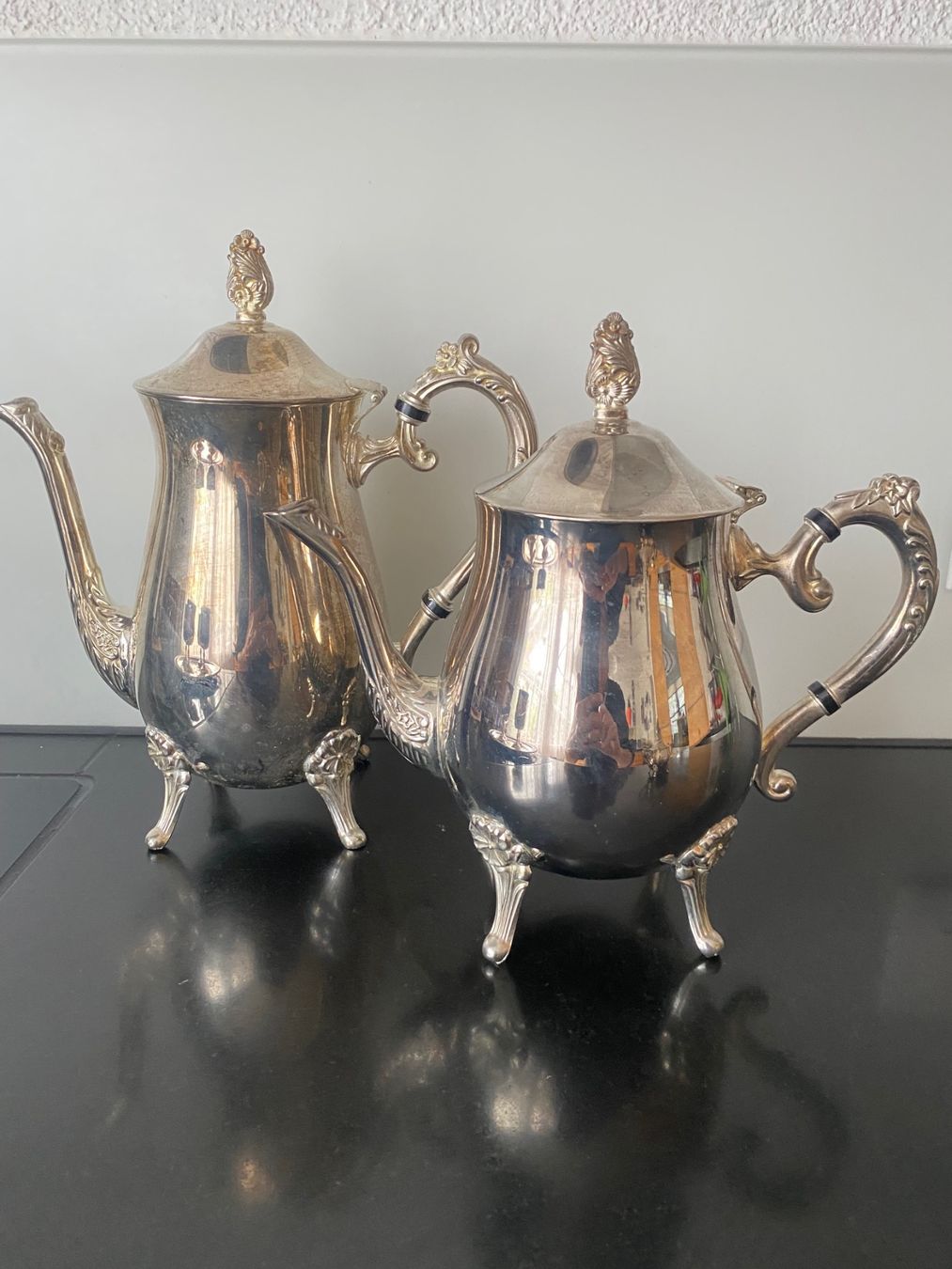 Services de table: Silber Kaffee-/Teeservice – D'occasion à Pfäffikon ZH par Alfetta82 4