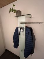 Garderobe mit Glasablage & Kleiderstange, Top Zustand!